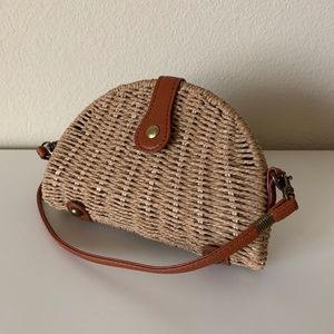 Brand New Woven Shoulder Bag